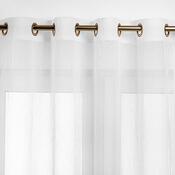 Perdea Homede Kresz Eyelets gold, alb, 140 x275 cm