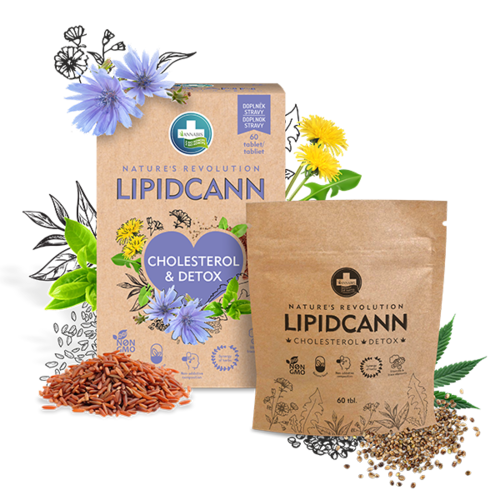 Annabis Lipidcann Cholesterol & Detox, 60 tabletek