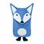 Hugo Frosch Detský termofor Eco Junior Comfort s motívom líšky, modrá