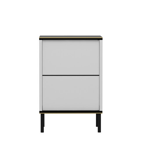 Nočný stolík Imaj White Marble
