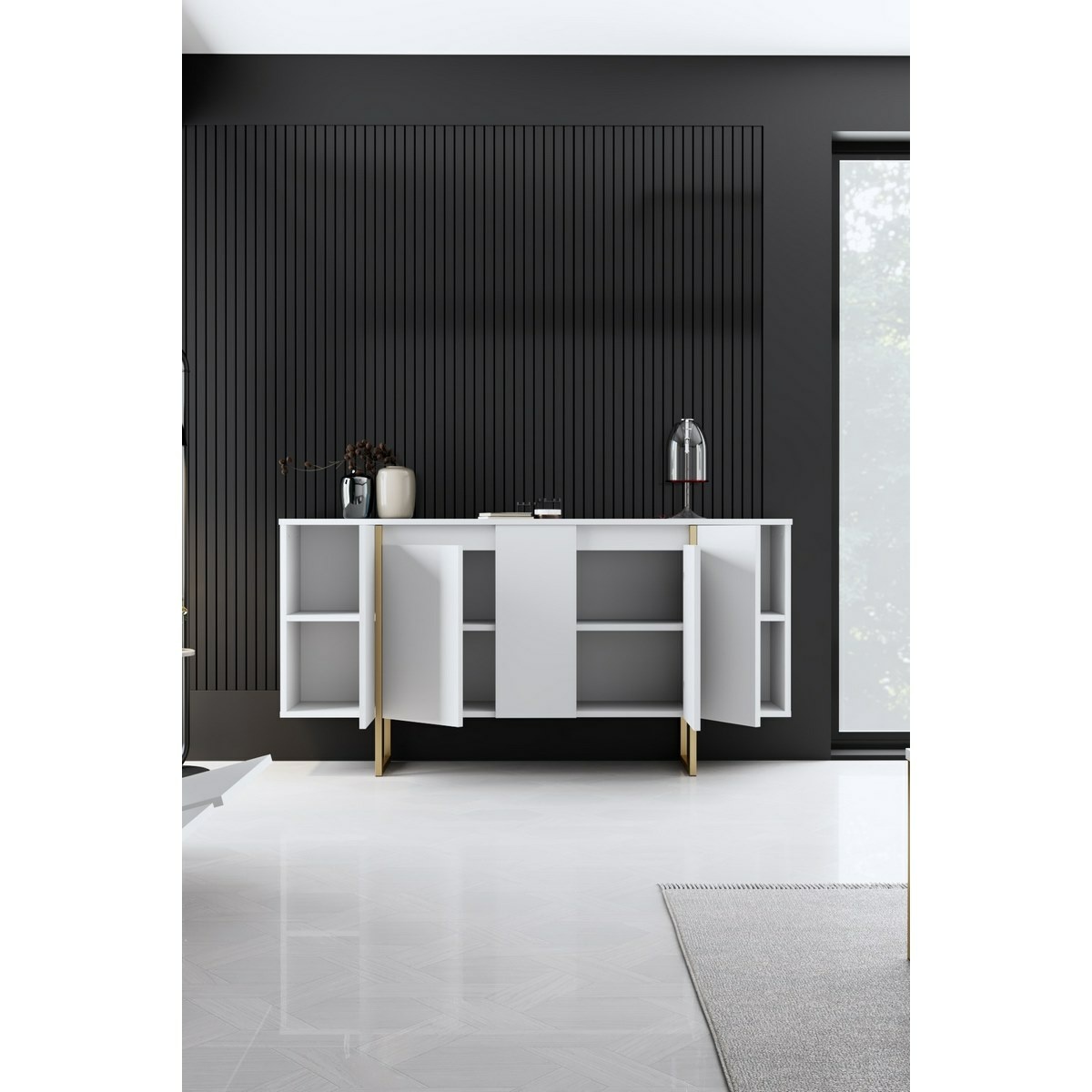 Skrinka Luxe White and Gold