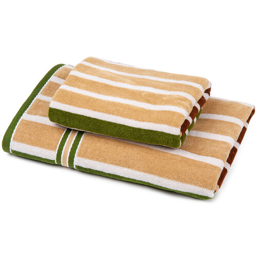 Zestaw Stripes Harmonized 1 ręcznik i ręcznik kąpielowy, 70 x 140 cm, 50 x 90 cm