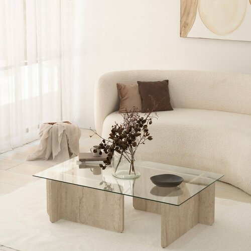 Escape Travertine dohányzóasztal