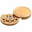 Kesper 58642 Deska za rezanje sira s priborom bambus, 23 x 23 x 3,6 cm