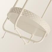 Beistelltisch E1015 CRM, Cremefarben