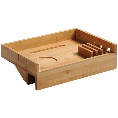Kesper 77630 Felfüggeszthető asztal bambusz, 33,7x 24 x 9,5 cm