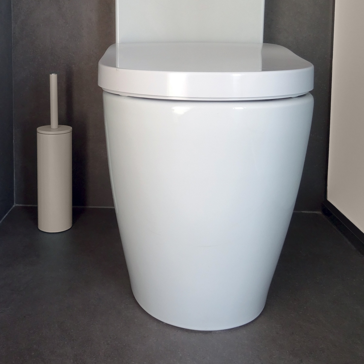 Spirella WC kefe Akira, matt szürke-barna, barna termék 2. képe