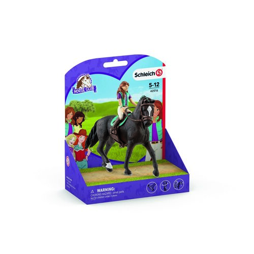 Schleich - Șatena Lisa și calul Storm