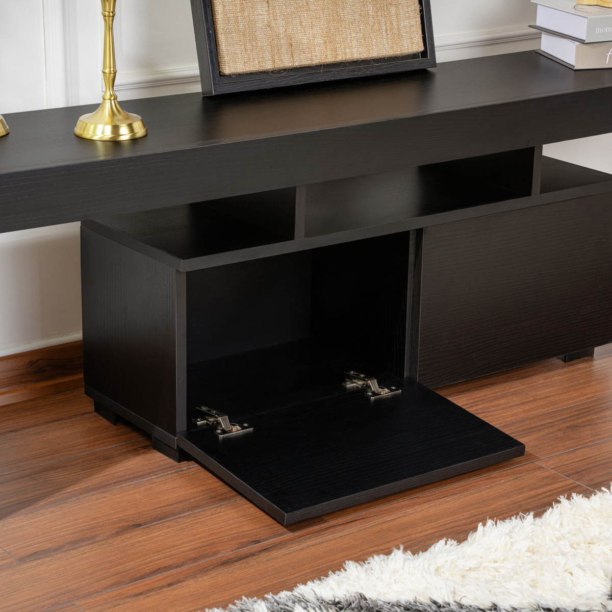 Televizní stolek Enclave Wood Black - thumb (3)
