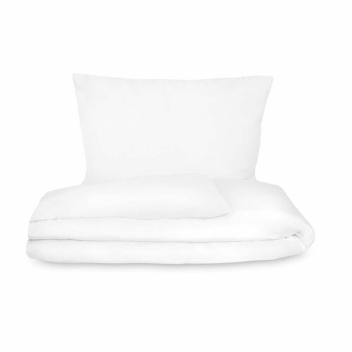 Satin-Bettwäsche Luxury Collection Weiß, 240 x 220 cm, 2 St. 70 x 90 cm