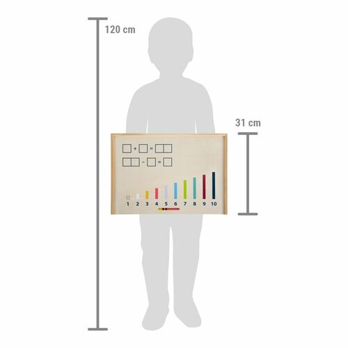 Small foot Počítání v dřevěném boxu Educate