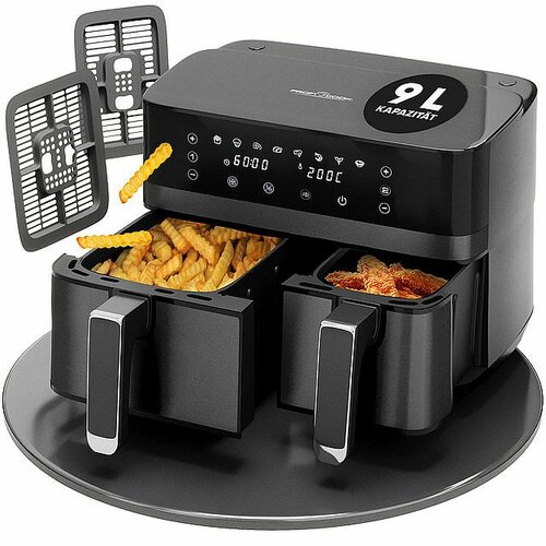 ProfiCook FR 1295 H dvojitá horkovzdušná fritéza, 9 l - thumb (3)