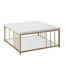 Couchtisch Zenn White and Gold