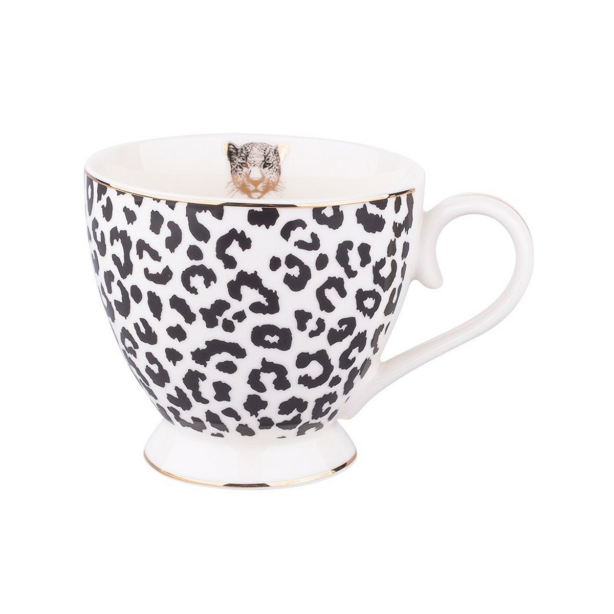 Obrázok Altom Porcelánový jumbo hrnček 430 ml, Leopard