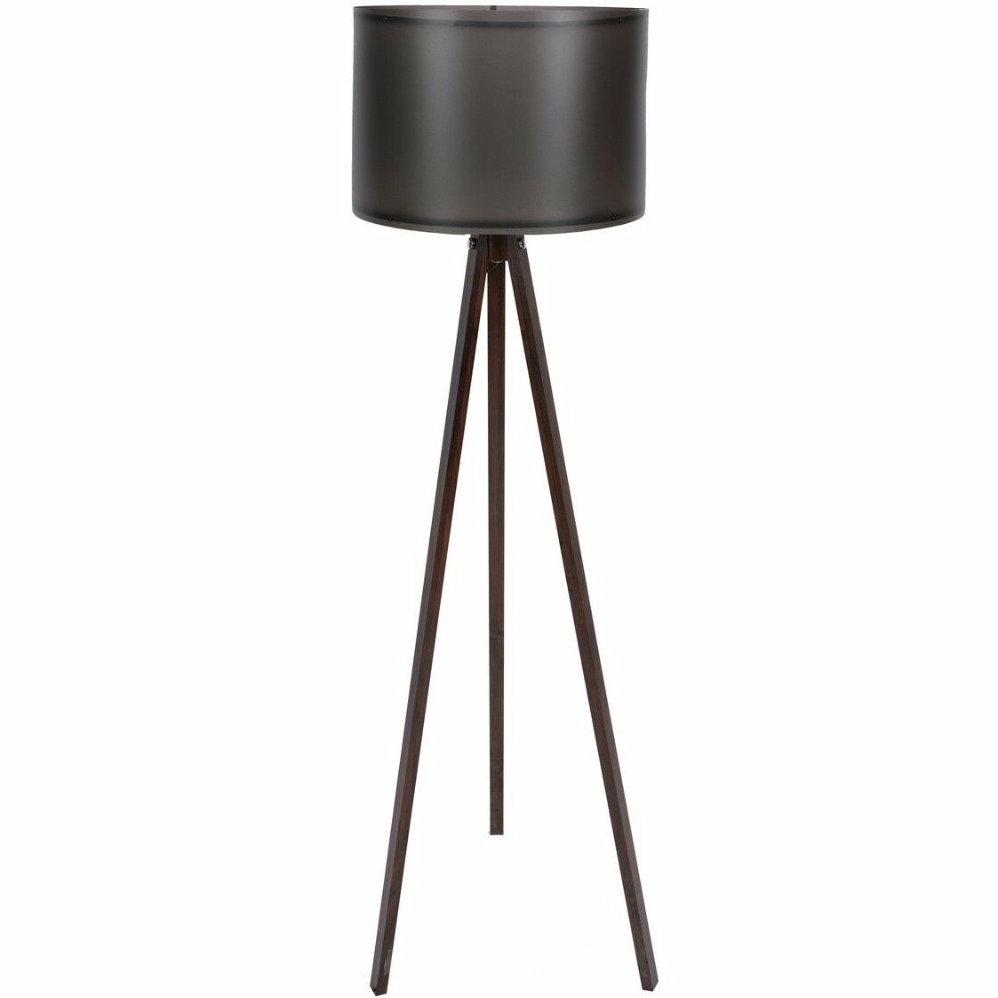 Stojacia lampa Tripod Black Walnut 104