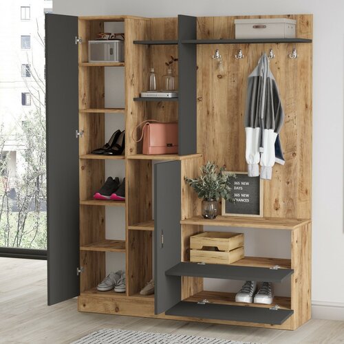 Dana Atlanitc Pine and Anthracite előszoba szett