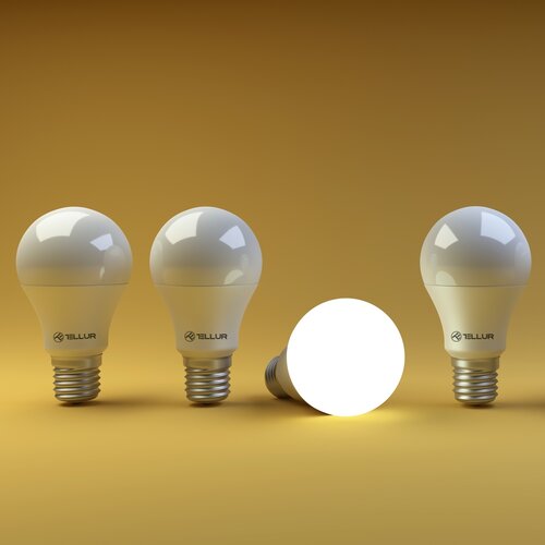 Tellur WiFi Smart żarówka  E27, 10 W, ciepła biała