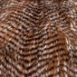 Polštářek žíhaný hnědá, 45 x 45 cm