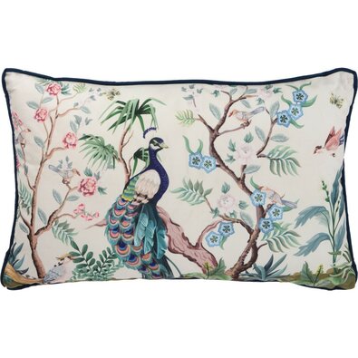 Poduszka Ptaki kremowy, 30 x 50 cm