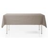 Table pamut abrosz szürke, 140 x 220 cm