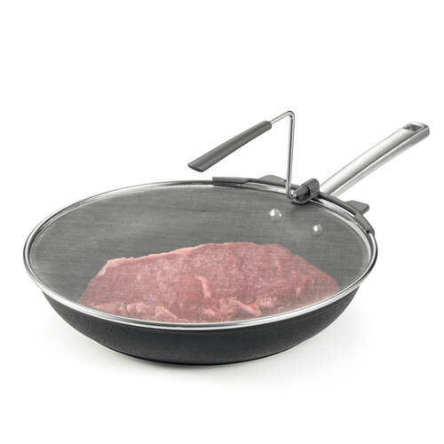 Tescoma Schutzsieb mit klappbarem Griff GrandCHEF, 30 cm