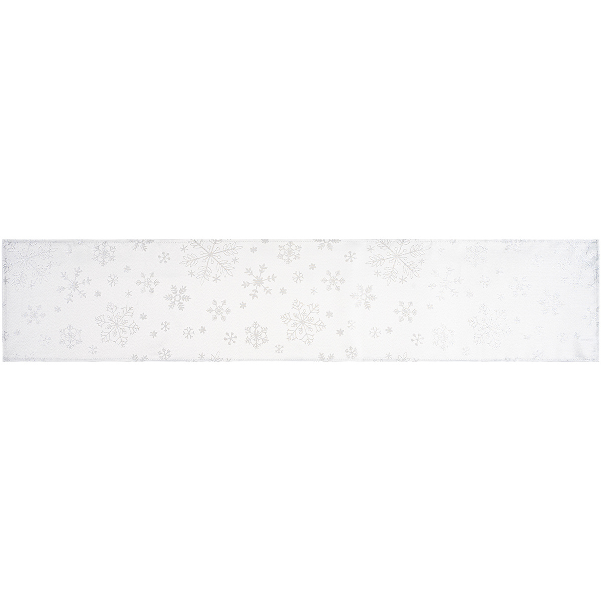 Forbyt Vianočný obrus Snowflakes biela, 155 x 200 cm