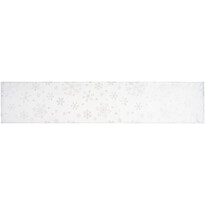 Vianočný obrus Snowflakes biela, 155 x 200 cm