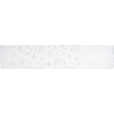 Vánoční ubrus Snowflakes bílá, 155 x 200 cm