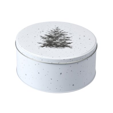 EH Puszka blaszana na ciasteczka Winter, choinka