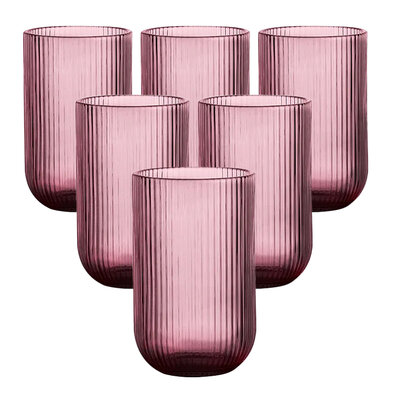 Altom kozarci Selena Purple, 430 ml, set 6 kosov