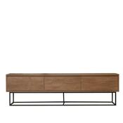 Milo Walnut and Black II TV-asztal