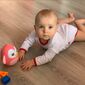 Jucărie Pinguin Baby Mix  roz, 14 cm