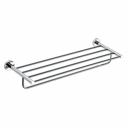 SAPHO XR415 X-Round E Handtuchhalter mit Stange 65 cm, silber