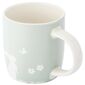 Altom Porcelanski vrč Zajec z metuljem, 360 ml,zelen