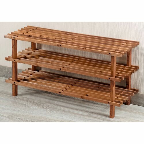 Raft pentru pantofi Kesper 69733 cu 3 rafturi,închis, 77 x 40 x 26 cm