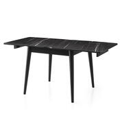 Masă de sufragerie Totem Black Marble