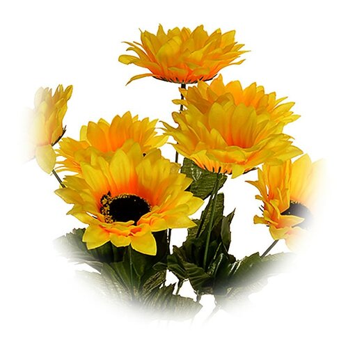 Buchet artificial Floarea soarelui, 37 cm
