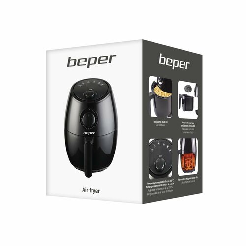 Beper P101FRI001 friteuză cu aer cald 2 l