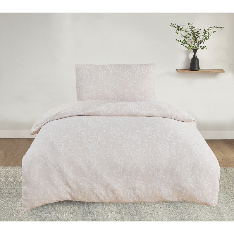 Žakárové obliečky Boston béžová, 140 x 200 cm, 70 x 90 cm