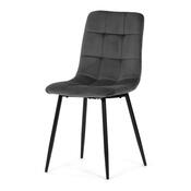 Zestaw krzeseł do jadalni CT-281 GREY4, 4 szt.