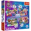 Trefl Puzzle Psi patrol Bohaterowie, 4w1(35, 48, 54, 70 elem.)