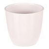 Osłonka ceramiczna na kwiaty Terakota, śr. 10 cm, biały