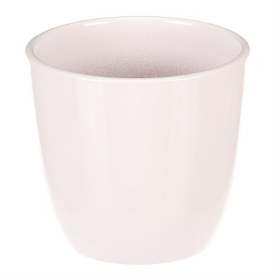 Keramický obal na kvety Terakota, pr. 10 cm, biela