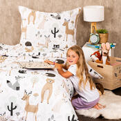 Lenjerie de pat 4Home Nordic Friends, 140 x 200 cm, 70 x 90 cm