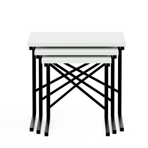 Odkladací stolík White Cross, 3 ks
