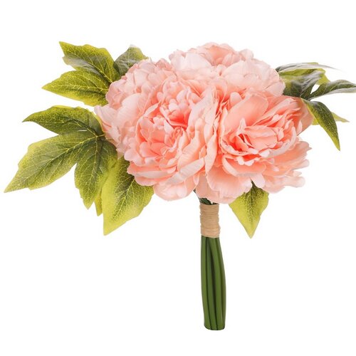 Букет півонії, 9 квіток, 20 х 28 х 20 см, ручна робота