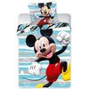 Bawełniana pościel dziecięca do łóżeczka Wesoły Mickey Mouse, 100 x 135 cm, 40 x 60 cm