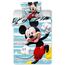 Bawełniana pościel dziecięca do łóżeczka Wesoły Mickey Mouse, 100 x 135 cm, 40 x 60 cm