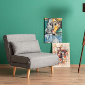 Fotel Folde Single Light Grey