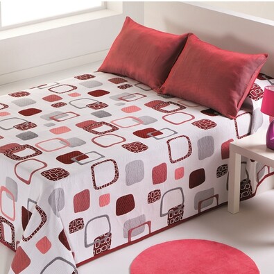 Narzuta Dalia 8 Rojo, 220 x 240 cm, 2 szt. 40 x 40